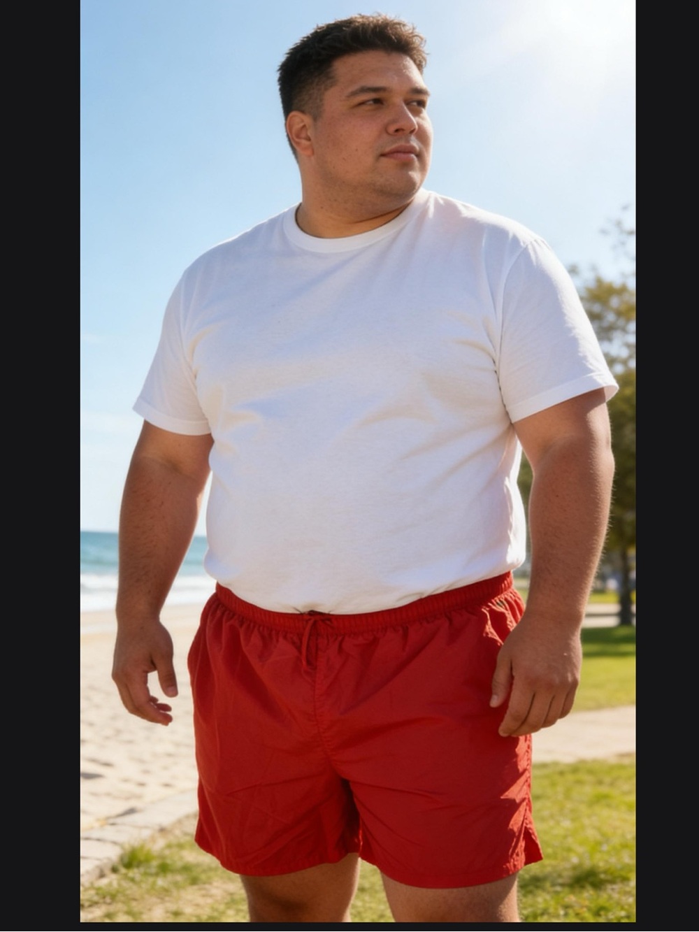👗Morro Bay orange swim trunks ( part of 3 for $25 promo)